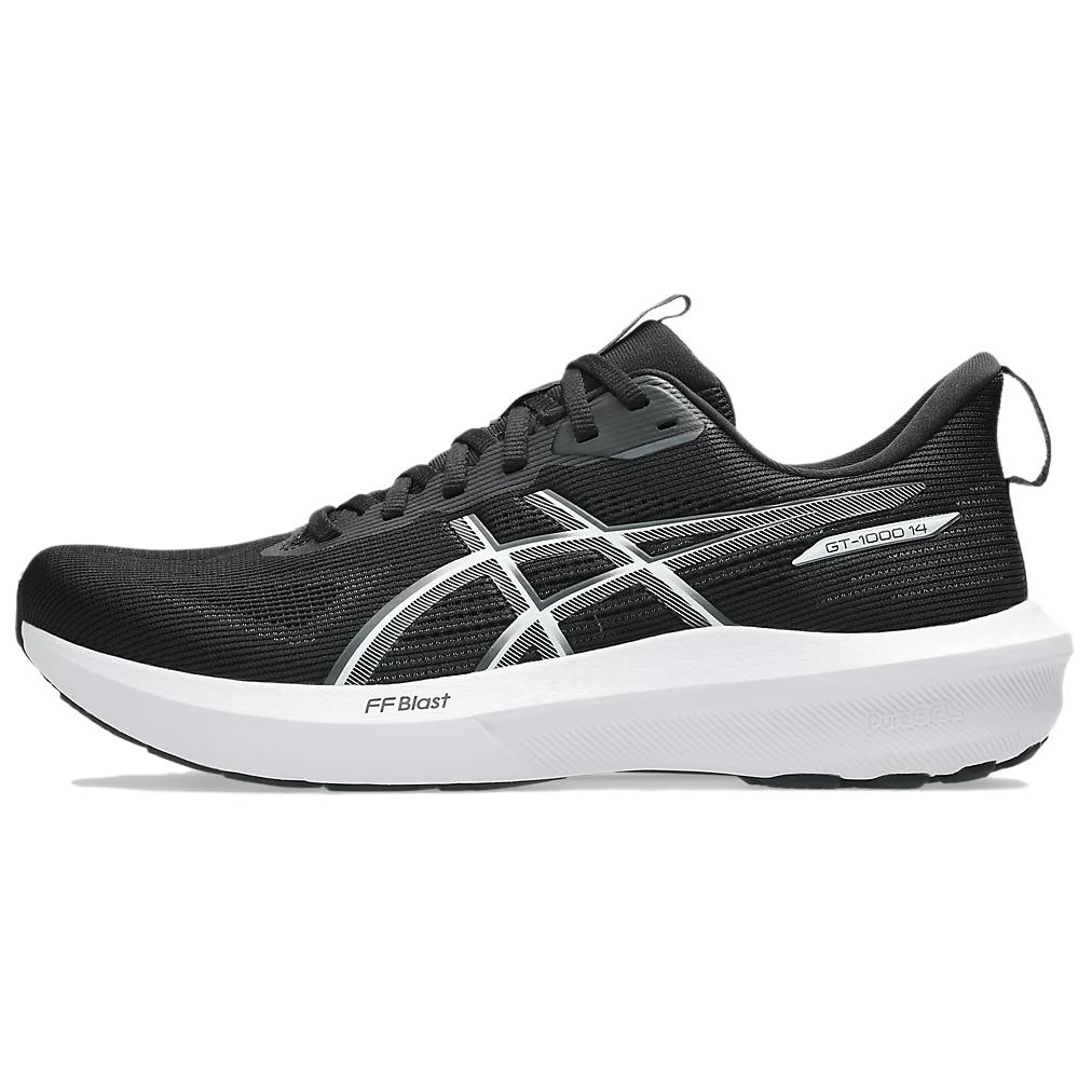 ASICS GT-1000 14 Men s Black White Stability Running Shoes 1011C077-002 EU 42.5