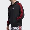 Adidas Originals Trefoil 3-Stripe Circle Sport Hoodie Men Hoodies Black GD2127