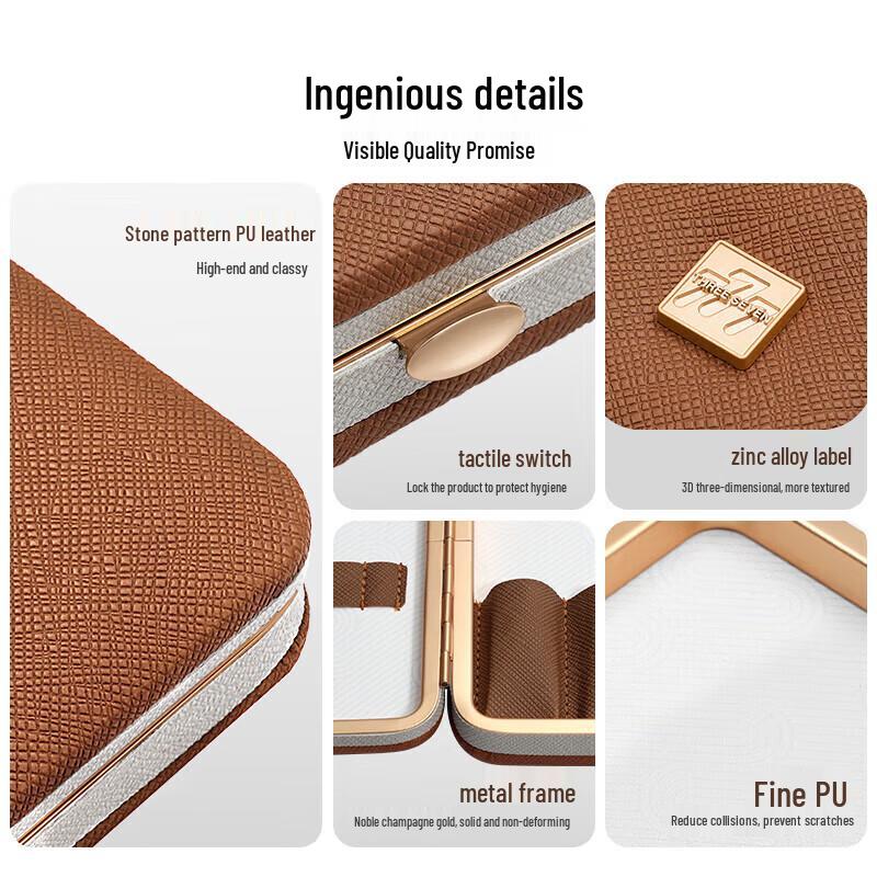 777 Luxury 10-Piece Nail Care Kit