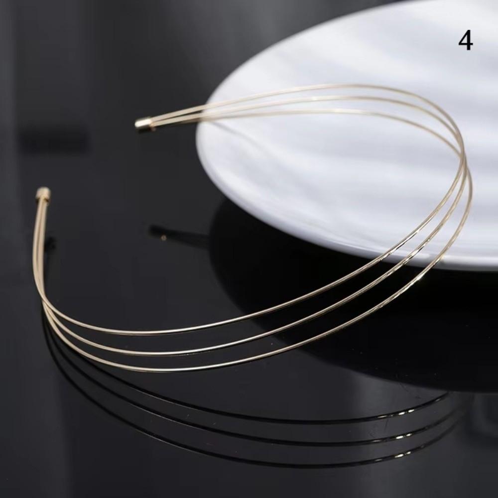 Metal Halo Hair Crown Multi-layer Hair Hoop Retro Goddess Angel Headband  Hair Accessories
