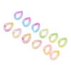 50 Pcs Chain Link Colorful Detachable Acrylic Open Chain Link   Jewelry Making Chain Buckle Decoration
