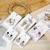 100PCS Paperboard Necklace Paper Card Beauty Jewelry Cardboard Earring Display Card  Jewelry Packing