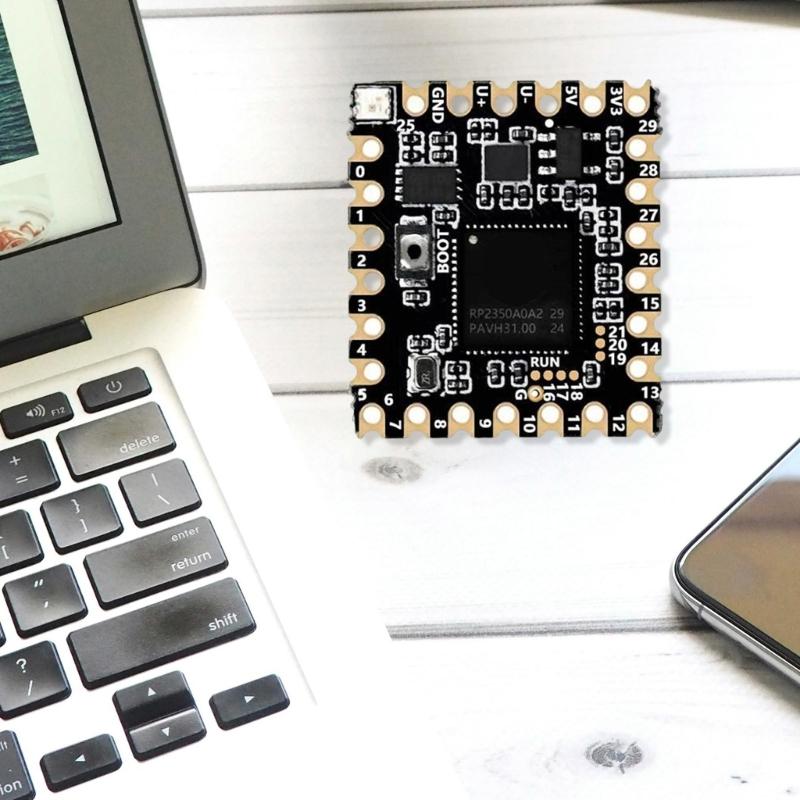 Thin RP2350 Cored A Microcontroller Board ARM M33 Processor 520KB And 4MB Flash For Prototyping For RPi
