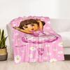 Dora Explorer Blanket Comfortable Suitable for Office Chair Seaside Bed for All Seasons Modern Suitable for Gifting Relatives and Friends