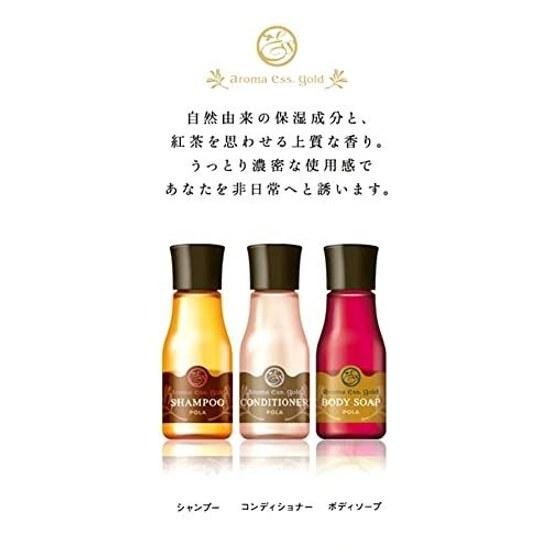 POLA Aroma Esse Gold Shampoo Conditioner Body Soap 3-piece Set