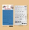 9.5X14.5Cm Big Size Nail Stamping Plates Fireworks Bamboo Love Designs Nail Art Template For Diy Nail Decor Stencils