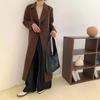 M Family Water Ripple High-End Women's Double-Sided Cashmere Coat