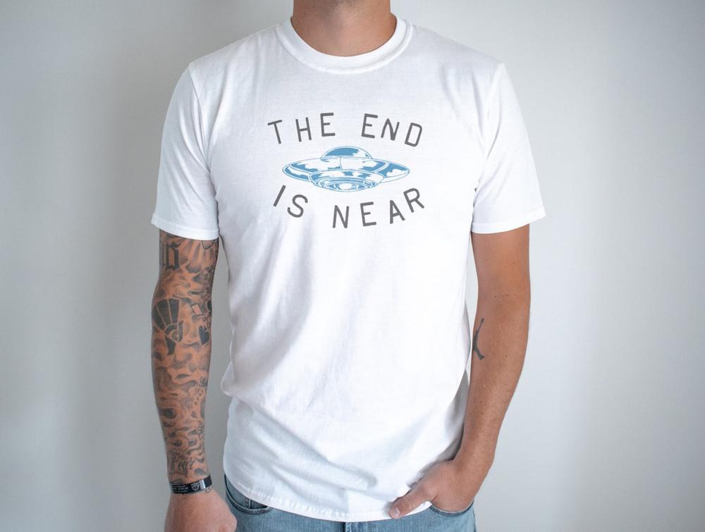 

The End is Near T shirt | Vintage 90s aesthetic graphic UNISEX t-shirt S