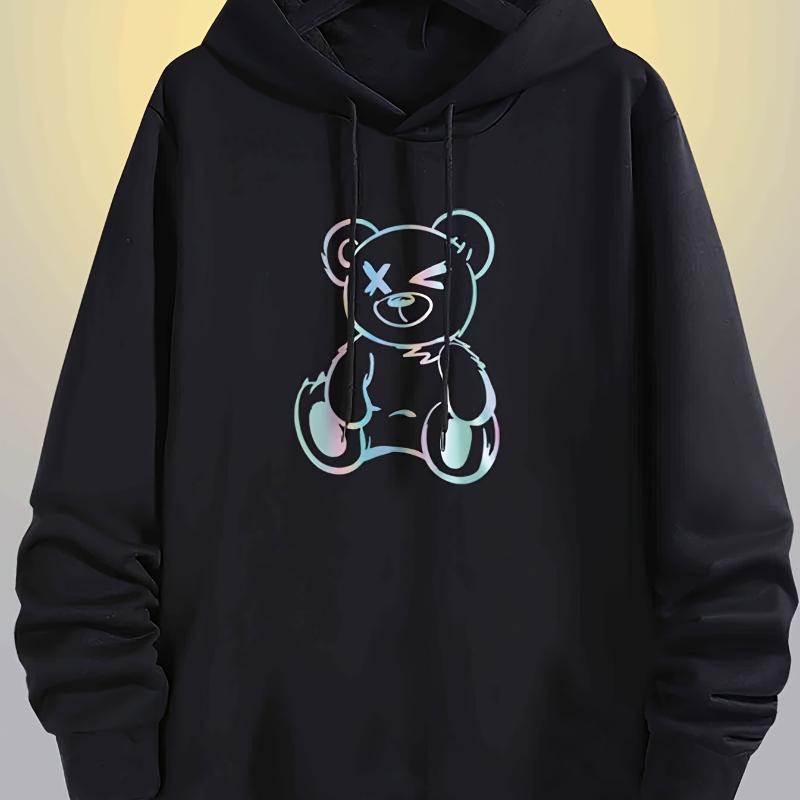 

Soft, Men s Hooded Sweatshirt, Great for Busy Lifestyles & Errands XXL чёрный