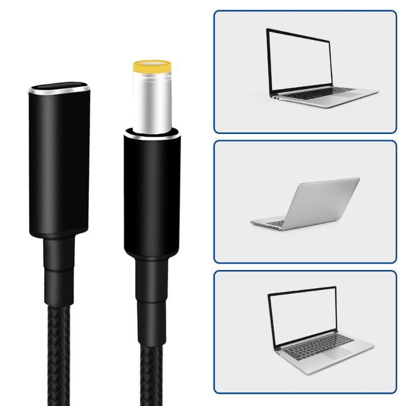 Direct Current Power 7.9x5.5mm to USB C PD Fast Laptop Charging Cable Cord 100W USB C Adapter Converters