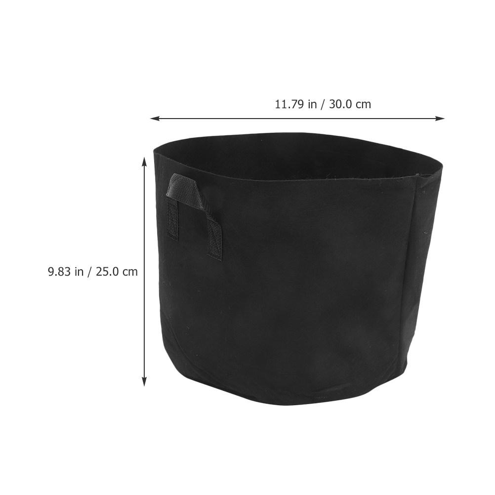 3Pcs Portable Fabric Plant Nursery Bags Handheld Growing Pouches Breathable Non-Woven Plant Storage Bags for Potato Tomato