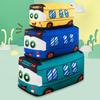Plush Toy Minibus Doll Throw Pillow Room Decorated With Childrens Birthday Gift