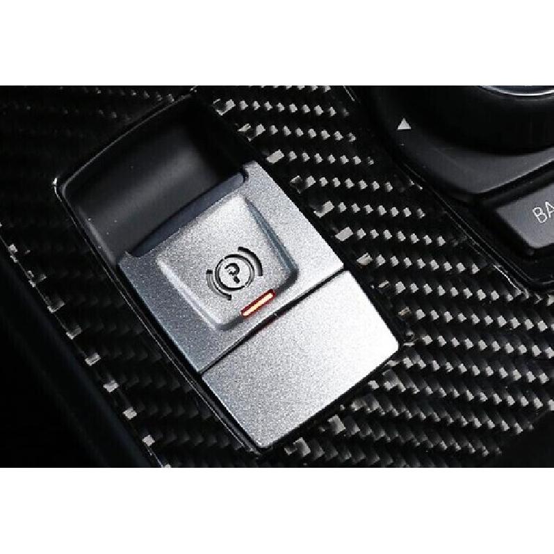 Cover Trim Silver Aluminum Electronic Handbrake Switch 2018- For BMW X2 F39