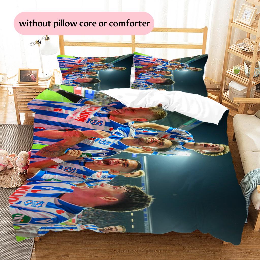 SC Heerenveen Pattern Bedding Home Decoration Birthday & Festival Gift (1 * duvet cover + 2 * pillowcase, without core)