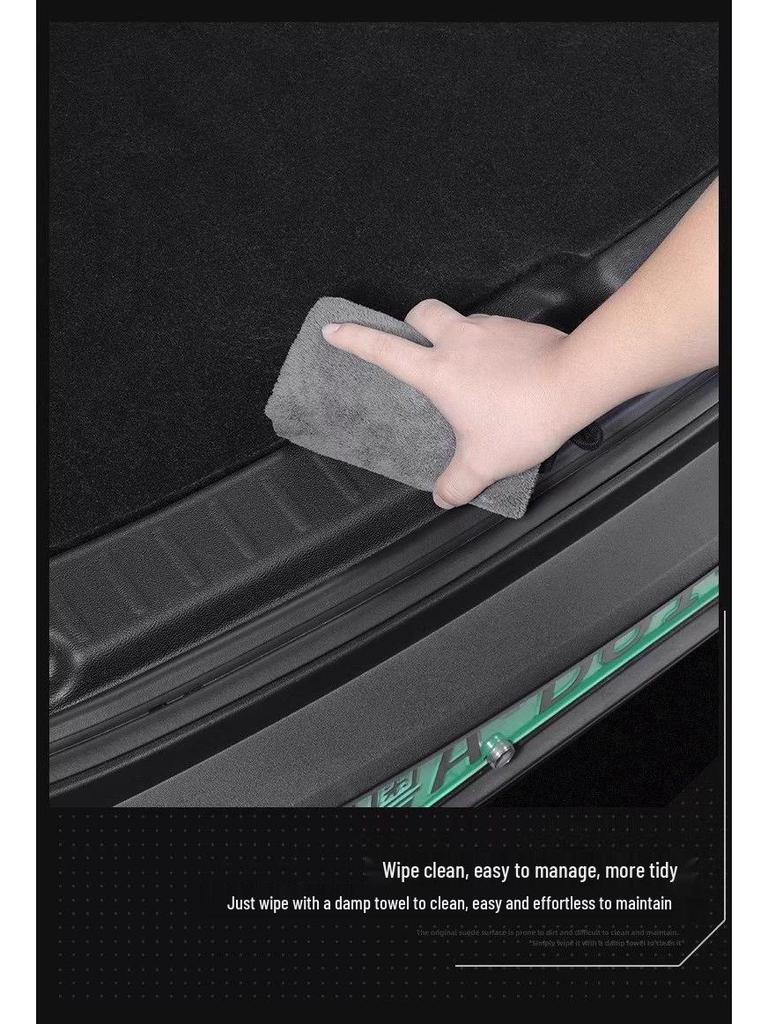 Compatible Tesla Model Y3 Facelift Rear Bumper Protector and Trunk Sill Decorative Strip