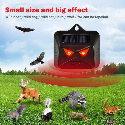1000mAh Small Animals Repellent Deterrent IP44 Waterproof Bird Repellents Red Light Drive Effective Farm Pest Control Supplies
