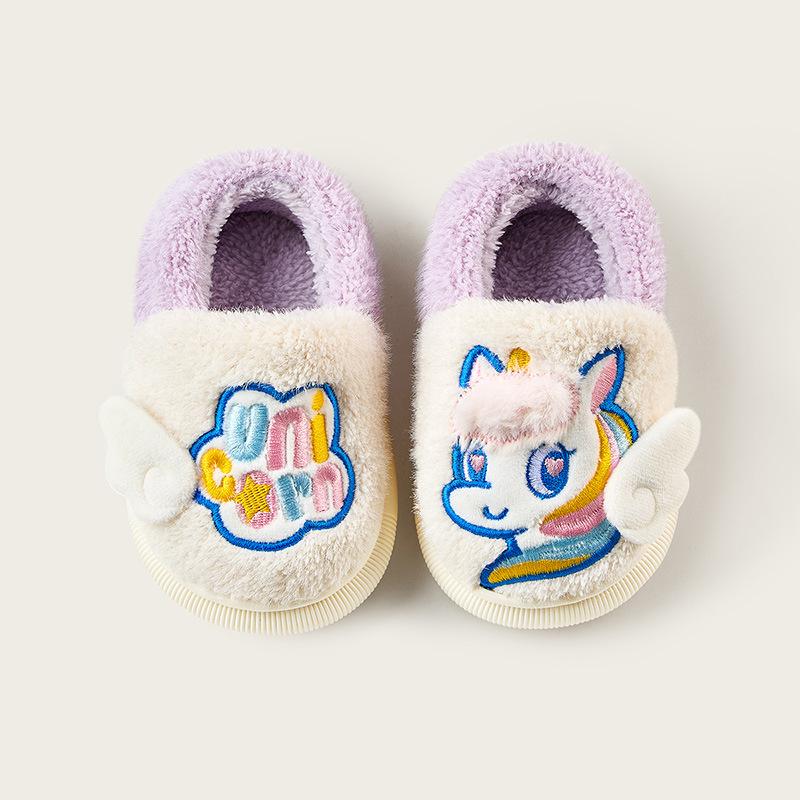 

Детские теплые хлопковые туфли Зимние тапочки на толстой подошве 38/39