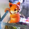 Animal Decorative Statue Mini Cat Dog Resin Ornament Compact Design Flower Pots