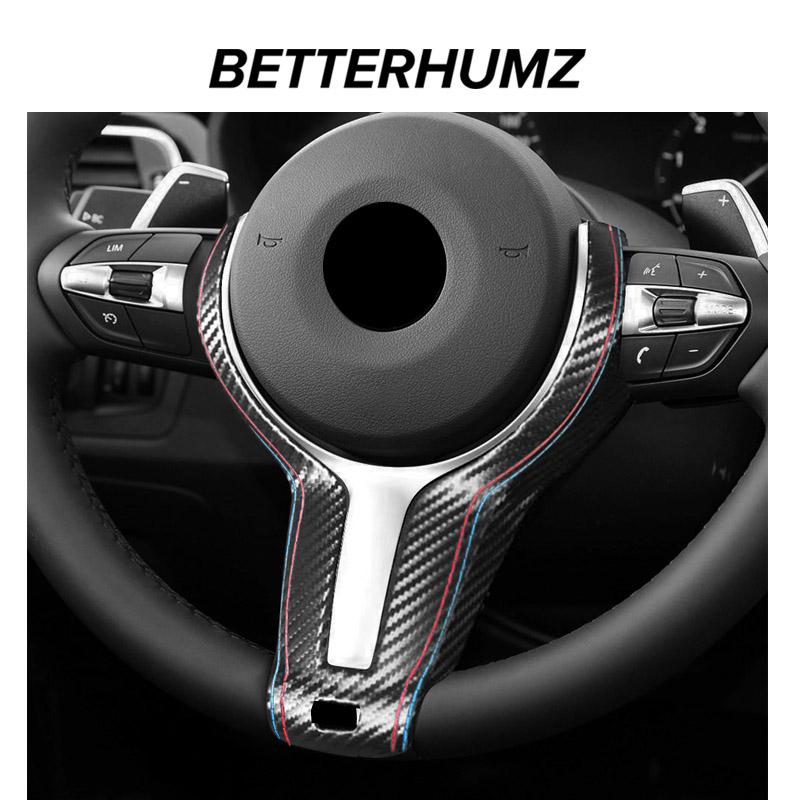 For BMW F20 F21 F30 F31 F32 F34 F48 Series 1 2 3 4 X1 Made of Alcantara Wrap Steering Wheel Trim Strip Car Interior Accessories