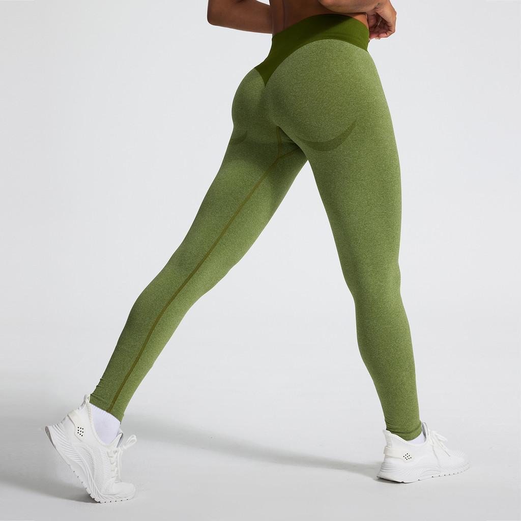 Women Seamless High Elastic Yoga Pants With Tummy Control For Running And Fitness