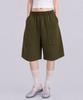 UNDEROFF Low-Cut Out-Pocket Bermuda Pants Khaki
