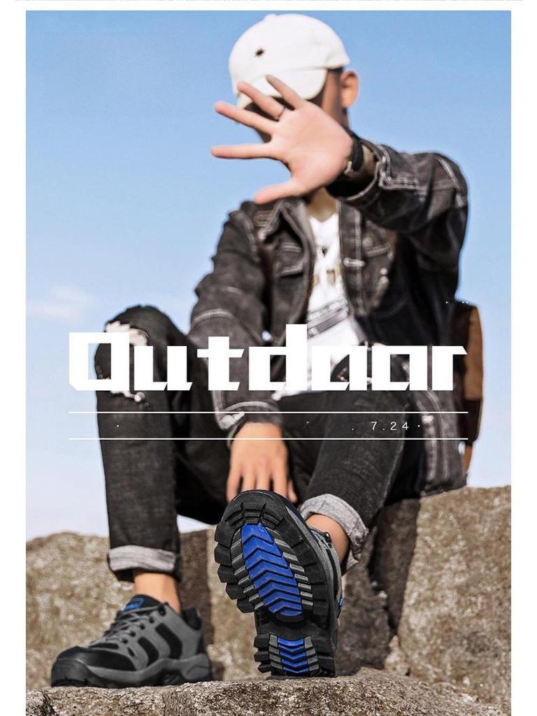 Breathable Outdoor Hiking Shoes, Large Sizes, Couple's Edition