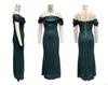 2026 European Sequin One-Shoulder Slit Dress - Women's Casual Fashion