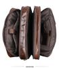 Jiameida Retro Genuine Leather Men's Business Briefcase - Large Capacity Handbag and Laptop Bag