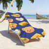 Cartoon B-Butter Bear Cute Towel Soft Pool Gift For Travel Gym Shower Camping Quick Dry Sports Large Beach Towels