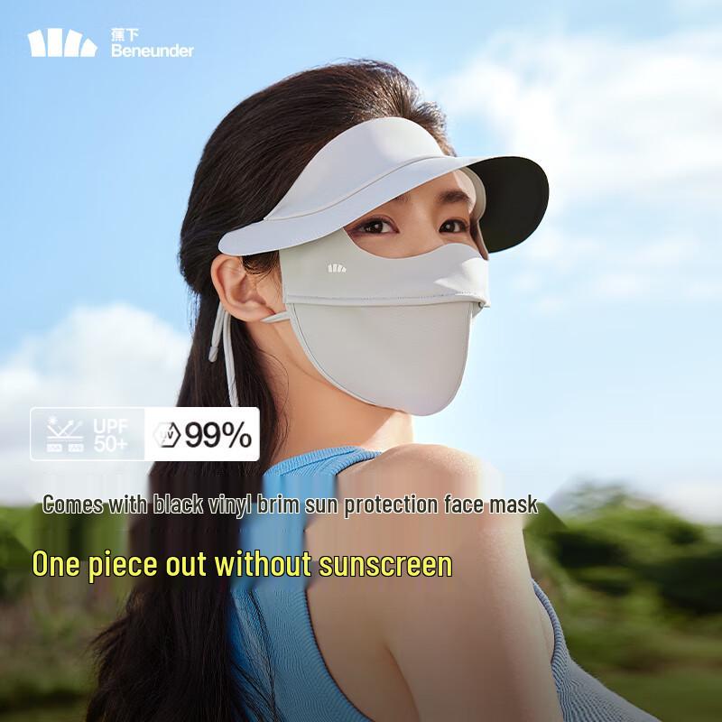 Beneunder Women's Full-Face UV Protection Mask with Brim