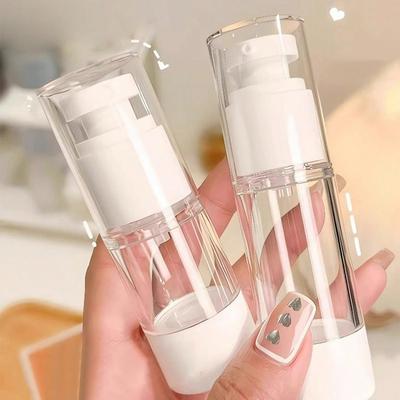 1pc 50ml Vacuum Bottle Mist Toner & Lotion Containers, Refillable Vacuum Travel Pump Spray Bottle For Toner, Lotion, Empty Bottles