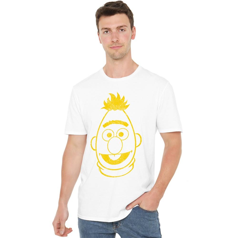 Sesame Street Bert Mono T-Shirt S-5XL White S