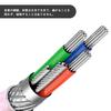 ATTACK SHARK C01Pro Coiled Cable for Gaming USB Durable Nylon Braided Signal Stabilization Compatible with Esports Pro for Charging and Data Transfer