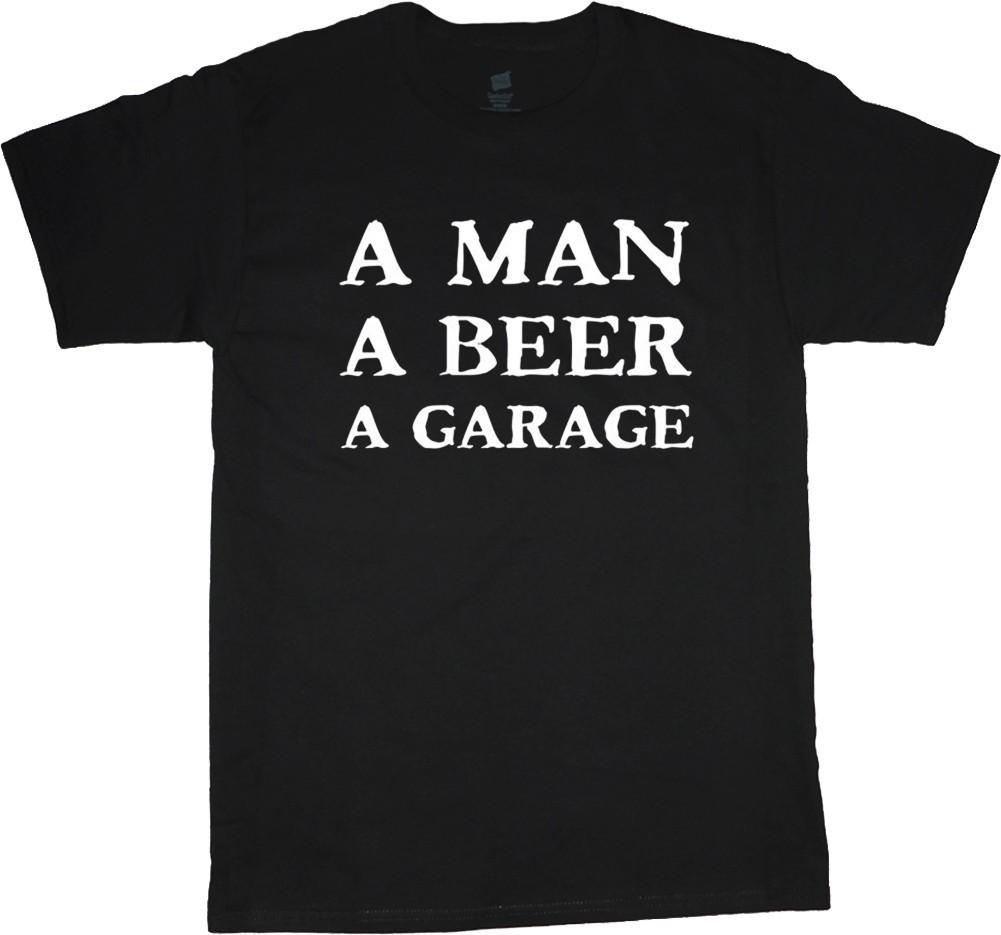 Men s Graphic Tees Funny Beer Garage Dad Gifts Auto Mechanic Car Guy L