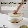 Oil-proof Microwave Splatter Cover Splash-proof Heat Resistant Food Splash Protection Lid Retain Fresh with Steam Drain