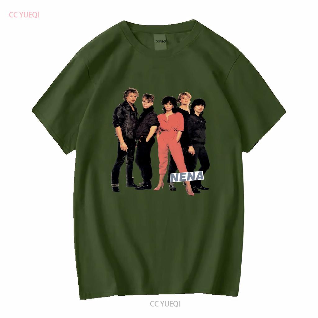 Vintage 80s Nena T shirt New Wave Synth Pop Punk Rock Band White Size Small vintage Washed Top For Everyday Wear streetwear