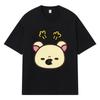 2026 Bear Head Printed Graphic Y2k Harajuku Streetwear 100% Cotton T Shirt Casual Oversized Summer Men T-shirt
