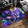 Fantasy Warrior Jing Office Rug Chair Mat, Game Carpet, Suitable for Front Door, Bedroom, Living Room, Desk, Holiday Gift