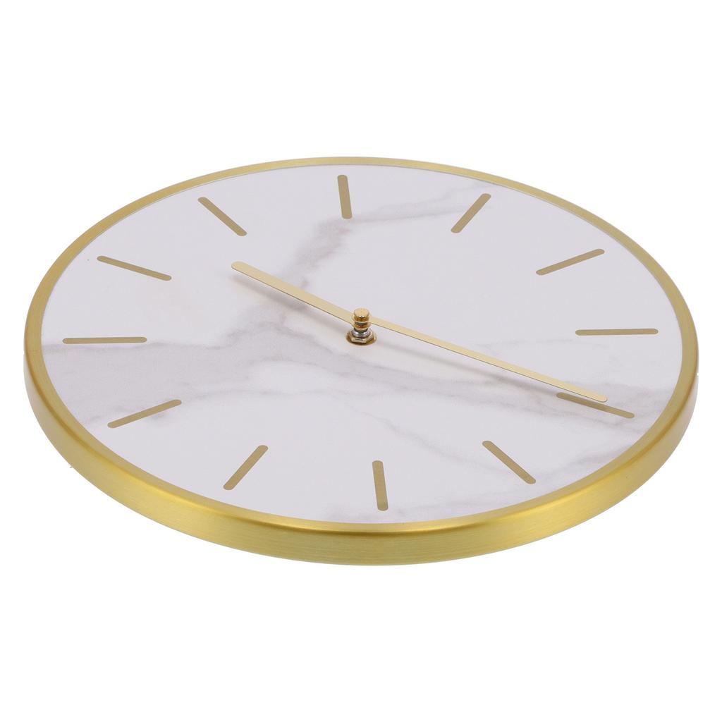 Moderne Wanduhr mit großem Pendel Runde Stille Hängeuhr für Zuhause Bar Cafés