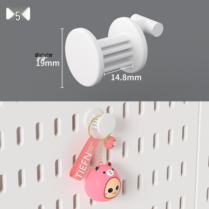 E-sports Pegboard Wall Display: DIY Headphone, Keyboard, Jay Chou Photo Storage, Punch-Free Mount Rack