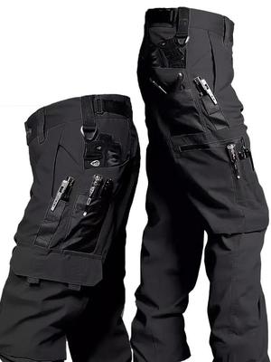 Men Pants Outdoor Pocket Waterproof  Ripstop Pants Working Clothing Hiking Trousers Joggers Mens Clothing