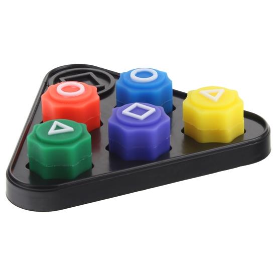 Gonggi Dice Arcade Game Squid Game Dice Stand Triangle