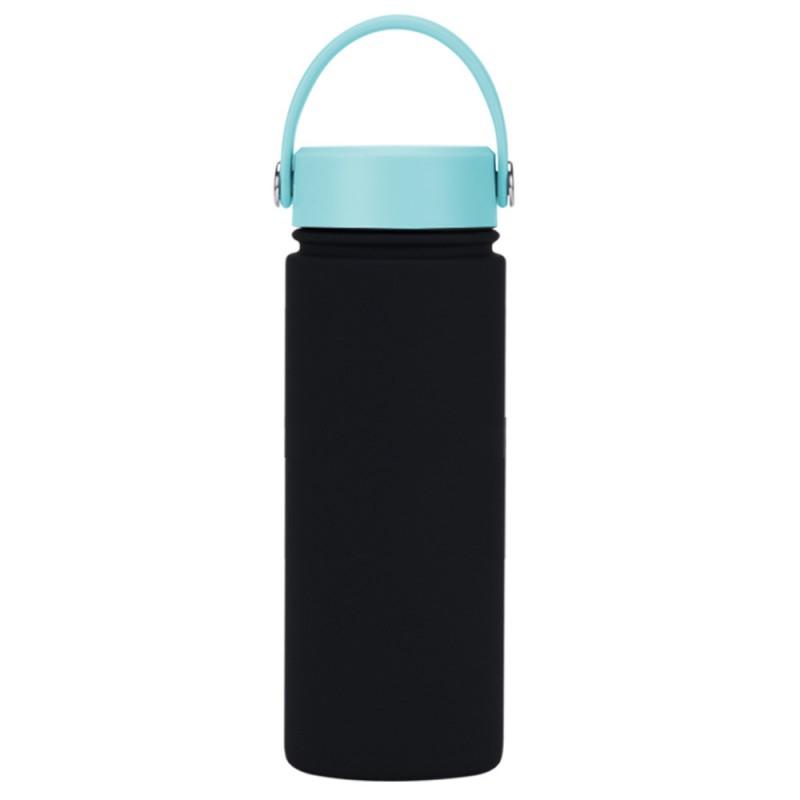 550ml Stainless Steel Vacuum Insulated Travel Mug With Wide Mouth Carry Strap - Outdoor Sports Water Bottle Gym Hiking
