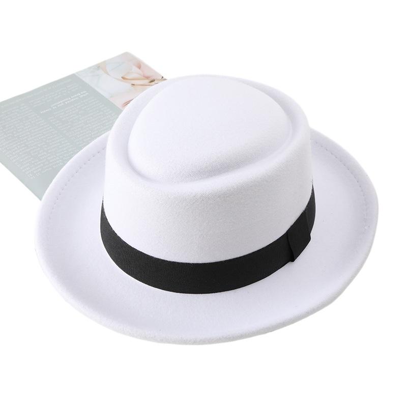 Anime Cosplay Kibutsuji Muzan Costume Hat Halloween Party Fedora Hat Unisex Winter Hats Ribbon Band Hat Classic White Formal Cap