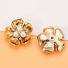 3 Stück Künstliche Perlenblumen-Dekorationen Strassblumen Schmuckzubehör Funkelnde Blumenakzente für DIY Bastelschmuck Brosche Haarschmuck