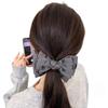 Fabric Sweet Bow Hair Claw Women Elegant Hair Clamp Bun Updo Hair Clips Korean Girls Barrettes Headwear Women Style Accessories