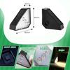 Solar Led Step Lamp Lights Stair Front Deck Outdoor Tape Lamps Conversion Free Waterproof Design Pathway Light Patio Steps Door