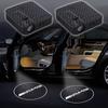 Carbon Fiber 2PCS Car Door Lights Door Lights Logo Projector Door Welcome Light For Mercedes Benz C180 C200 C260 C300 W108 W124 MR8
