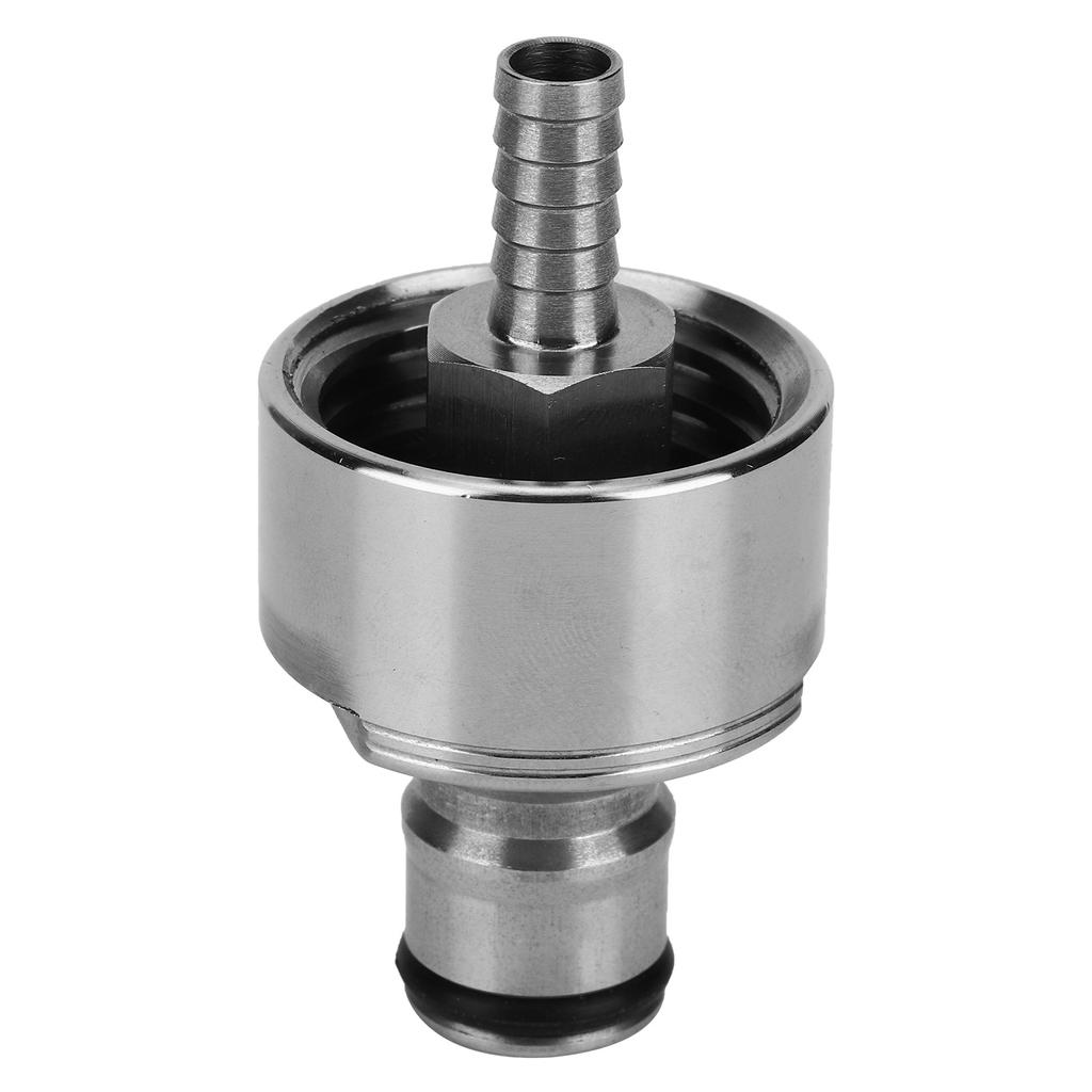 Stainless Steel Carbonation Cap with Barb Ball Lock 30cm Silicone Hose for Home Brewing Beer