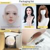 100% Silicone Head Standard Wig Suitable for 130-180CM Sex Doll Body 2 Connection Methods GJ-ZP006